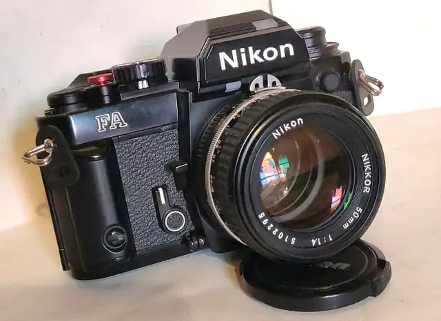 Nikon Black FA - 50mm f1.4 AiS lens