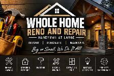 Whole Home Reno & Repair – Handyman at Large