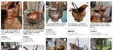 COPPER Vintage Coal Scuttle Buckets   Brass Accents – Delft Grip - Photo 10