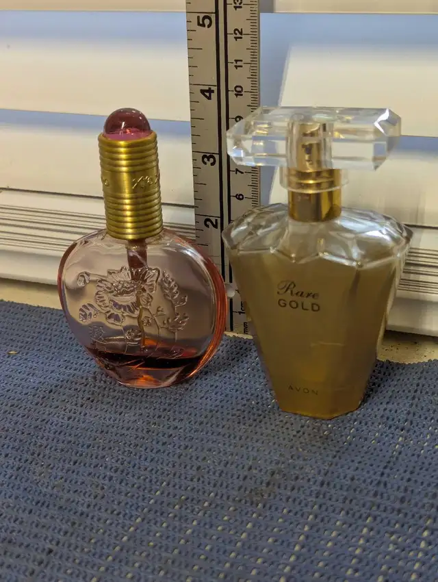 Two vintage perfume bottles