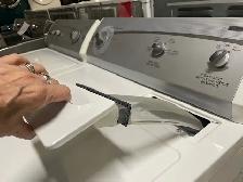 Laveuse sécheuse traditionnelles blanches Whirlpool - Photo 5