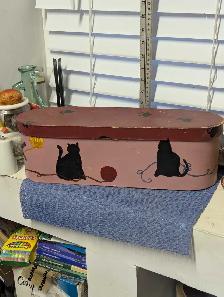 Vintage cat box