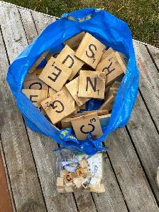 wall scrabble tiles