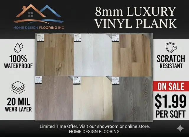 Engineered Hardwood 6 1/2 inch 3/4 – On Sale $3.49 per sqft