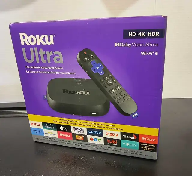 Roku Ultra Streaming Player New