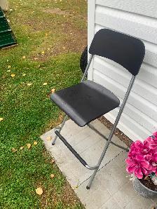 Two bar height chairs