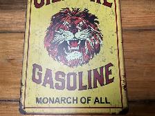 Vintage Style Gilmore Gasoline Tin Sign ! - Photo 3