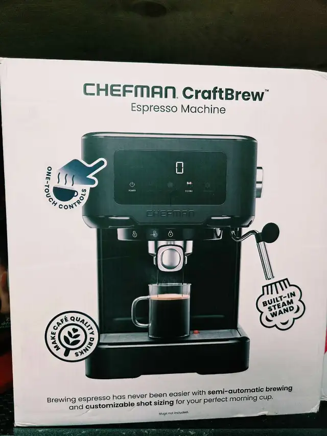 Chefman CraftBrew Espresso Machine