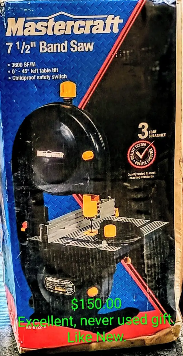 Master Craft 7 & half Band Saw