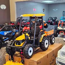 XL Tractor with Trailer, 6 Wheels, Electric, Parent Remote, MP3 - Photo 2