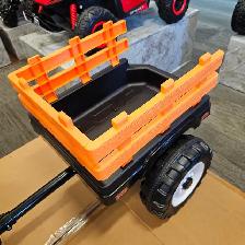 XL Tractor with Trailer, 6 Wheels, Electric, Parent Remote, MP3 - Photo 8