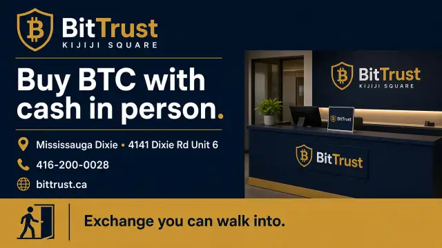 Buy & Sell BTC · USDT · ETH — Barrie