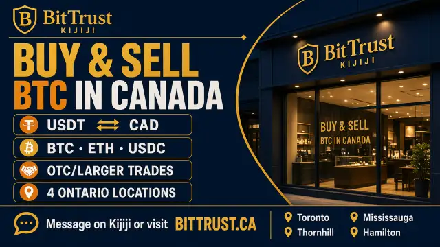 Buy & Sell BTC · USDT · ETH — Markham / York Region
