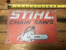 Vintage Style STIHL CHAIN SAWS Tin Sign !