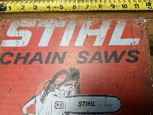 Vintage Style STIHL CHAIN SAWS Tin Sign ! - Photo 2