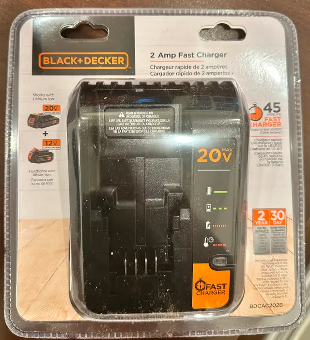 Genuine Black Decker Fast Charger (Brand New)