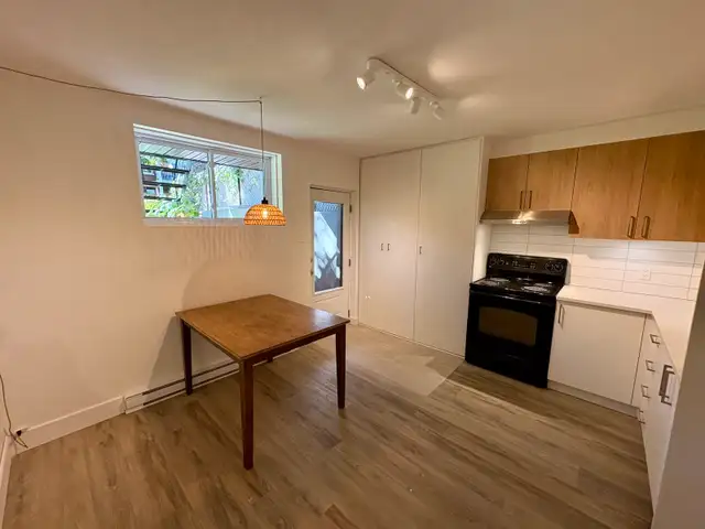 4 1/2 Rénové face au Parc St-Émile