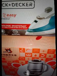 STEAM IRON (For clothing)   COFFEE MAKER - $10 EACH or $15 for 2