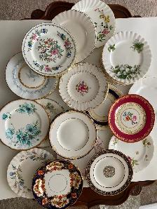 Vintage mixed side dish, butter & bread dish tableware - Photo 2