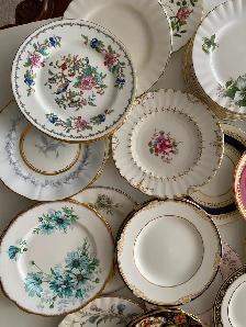 Vintage mixed side dish, butter & bread dish tableware - Photo 3