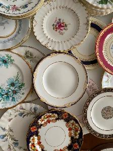 Vintage mixed side dish, butter & bread dish tableware - Photo 4