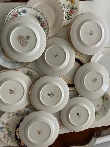Vintage mixed side dish, butter & bread dish tableware - Photo 6