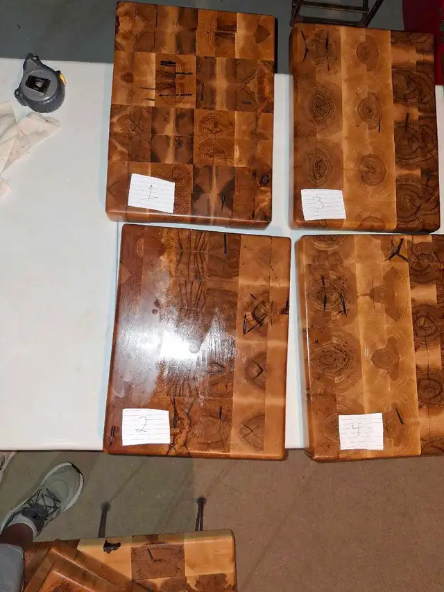 END GRAIN WOOD BOARD