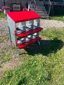 Lay box for chickens