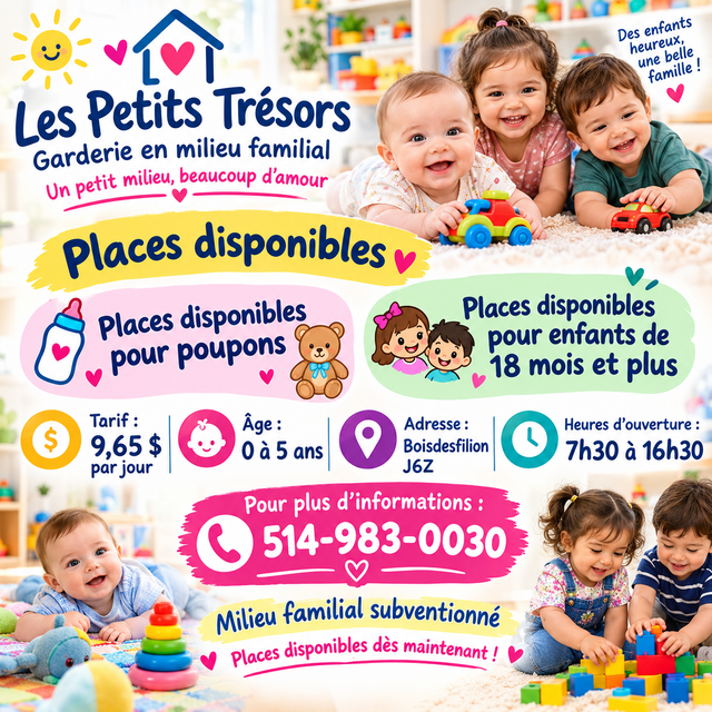 Service de garde Petits Trésors