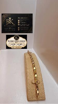 10K  yellow Gold Bracelet  # R 54 - Photo 2