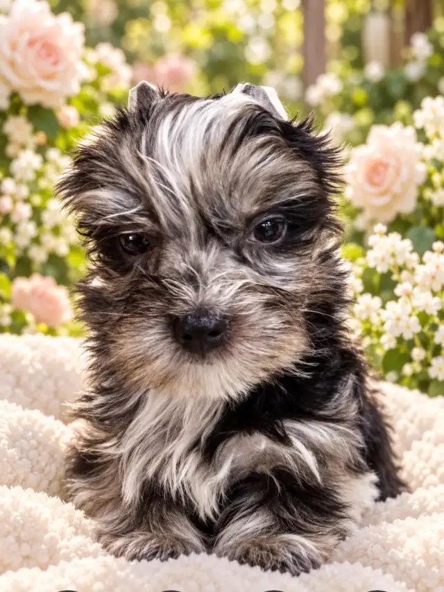 YORKSHIRE TERRIER PUPPY( EXOTIC BLUEBERRY MERLE MALE)