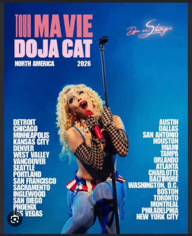 Doja Cat - Tour Ma Vie World Tour FLOOR TICKETS