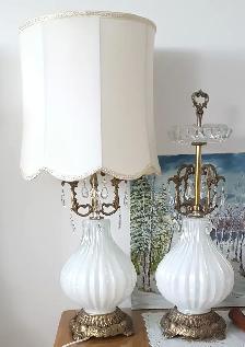 Table Lamp and Matching  Ashtray.
