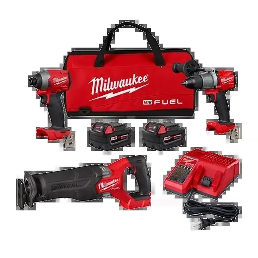 Milwaukee M18 Brushless 3-Tool Combo Kit 3693-23C — New
