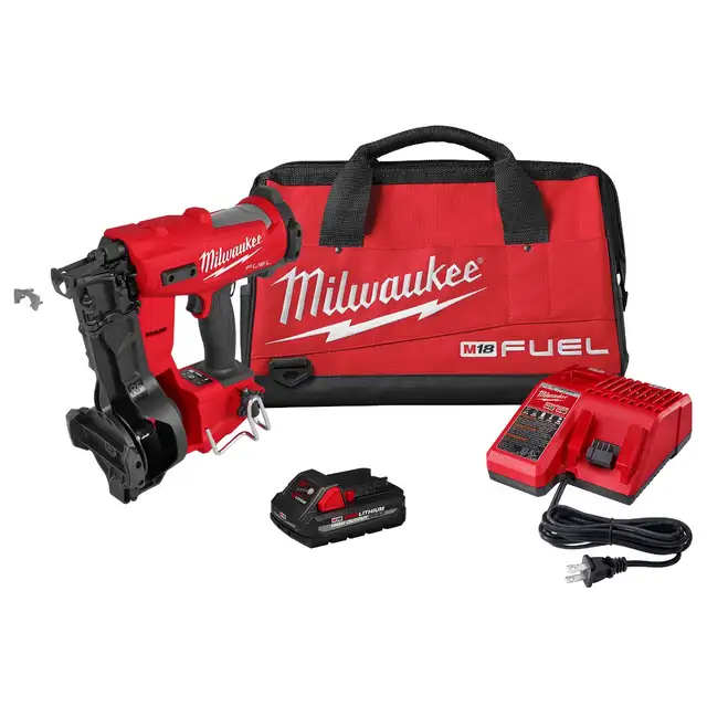 Milwaukee 2909-21 M18 FUEL Coil Roofing Nailer - Brand New