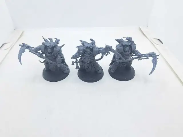 Warhammer 40k Death Guard 3 Deathshroud Terminators Unpainted