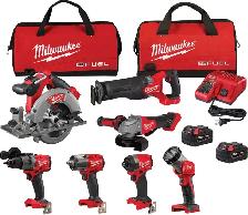 Milwaukee M18 FUEL 7-Tool Combo Kit 3697-27 — New