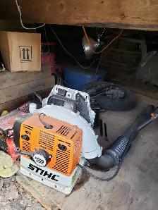 STIHL BR420 MAGNUM  RUNS PERFECT OWNED SINCE NEW OBO - Photo 3