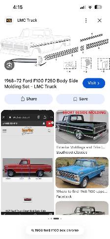 Looking To Buy 1968 Ford F-100 Box Chrome