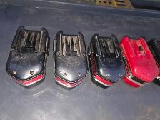 7 Milwaukee 18V Power Plus Old Style Batteries Need Work - Photo 3