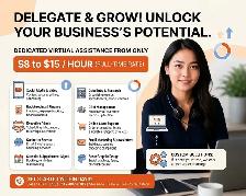 Virtual Assistant Service $8/hr!! Call Now!!