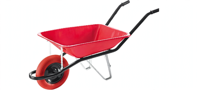 European Wheelbarrow 70L Red – Puncture-Proof Wheel (Pre-Order)