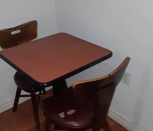 Dining Table and Two Chairs Set