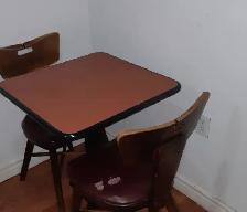 Dining Table and Two Chairs Set