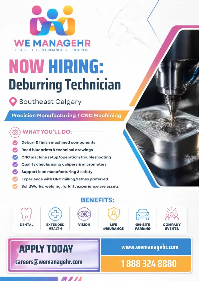 Quality Control & Deburring Technician