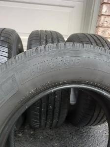 4 tires MICHELIN 265/65/R18 All season. - Photo 4