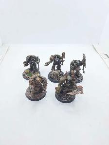 Warhammer 40k 5 Deathguard Kitbashed Battle Ready Terminators