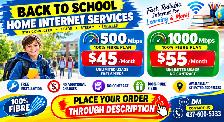 Best 500mbps & 1gbps cheap home fibre internet 'Back to School'