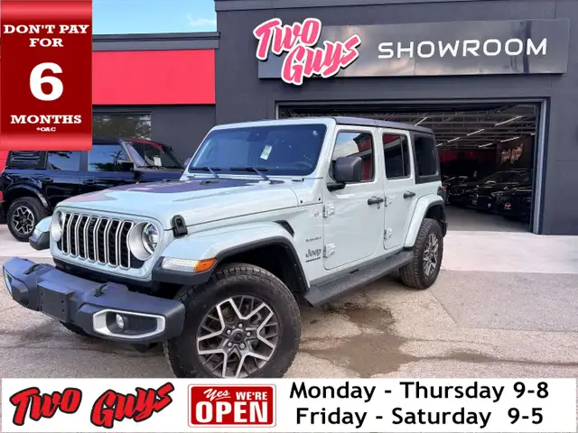 2024 Jeep Wrangler Sahara | 2.0L 4WD Auto | Leather | Tech   Saf