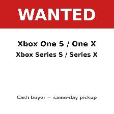 Xbox One X Wanted - Paying Cash